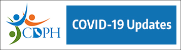 California Department of Public Health logo, reads: CDPH Covid-19 Updates