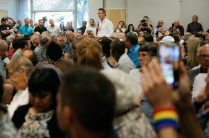 Governor Newsom speaks to audience