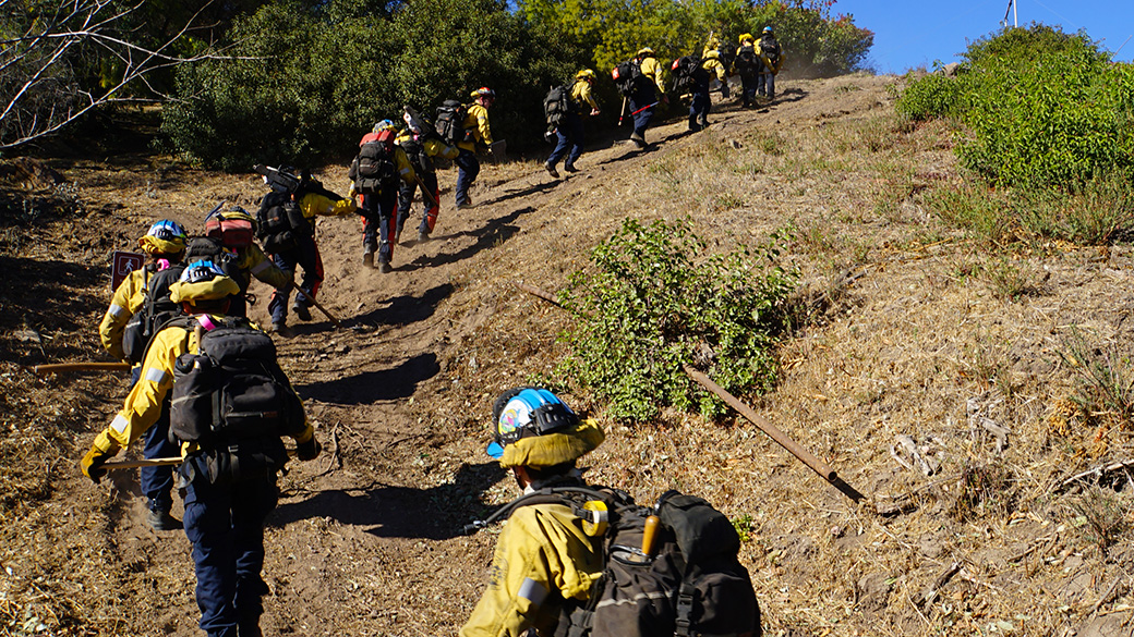 CCC Fire Crews Help Protect Topanga Community During Palisades Fire