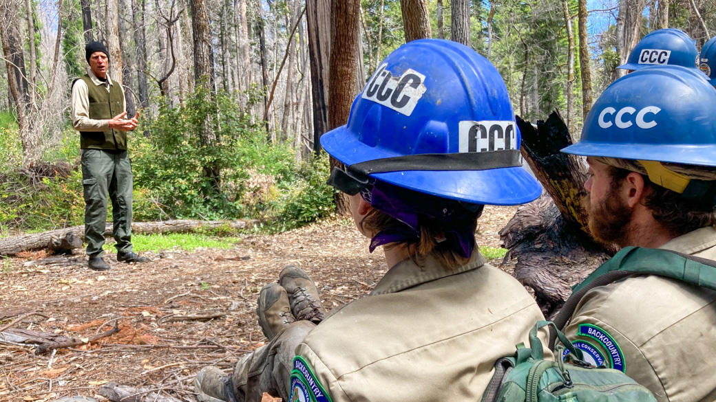Backcountry Corpsmember during training. 