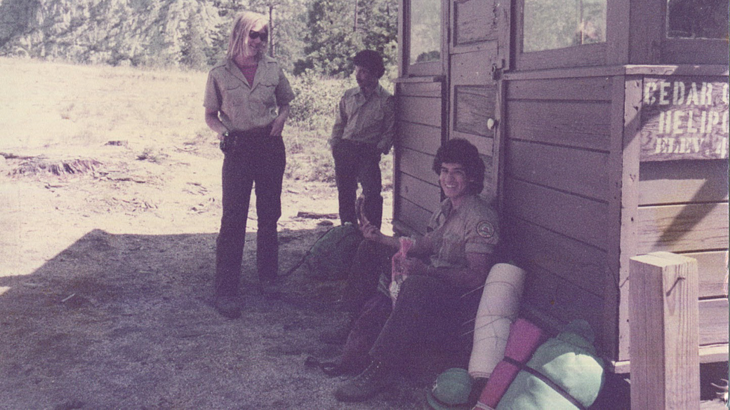 Corpsmembers rest in the shade