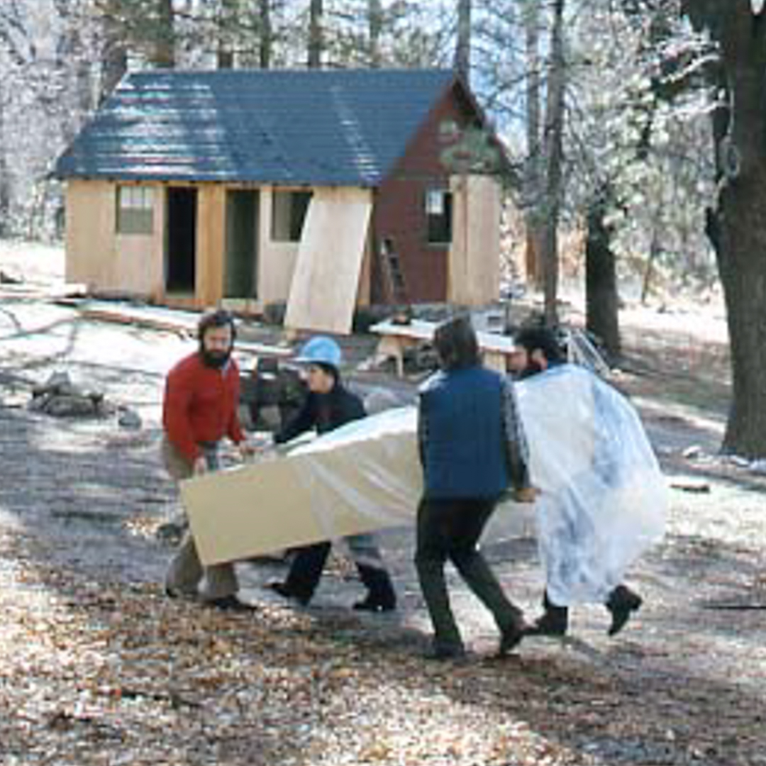Staff set up Camp Radford