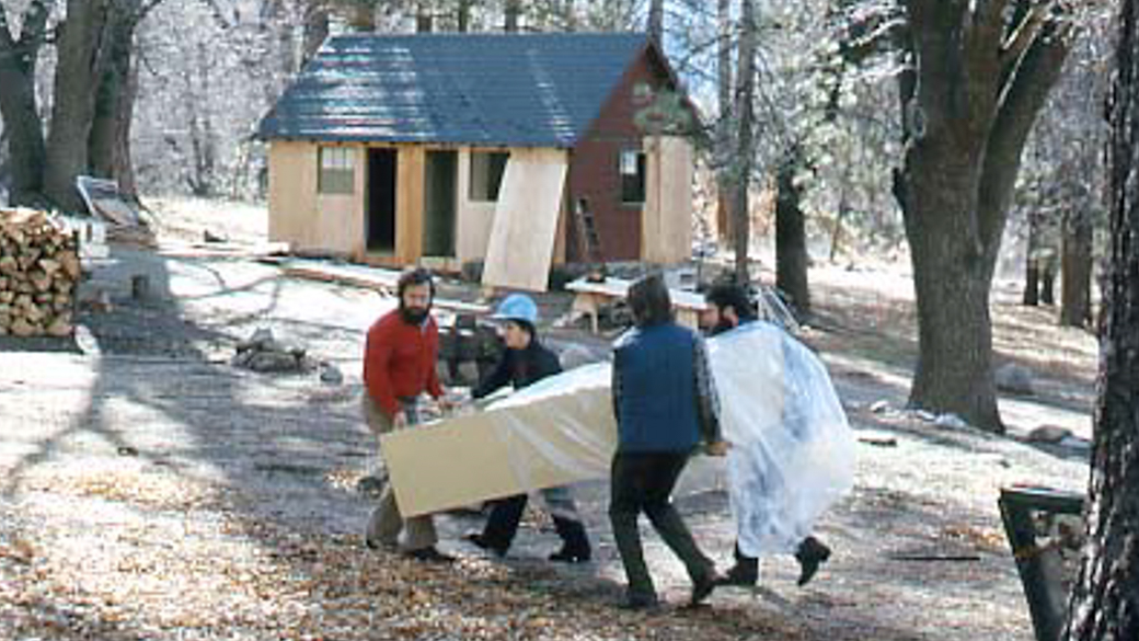 CCC staff moving furniture into Camp Radford. 