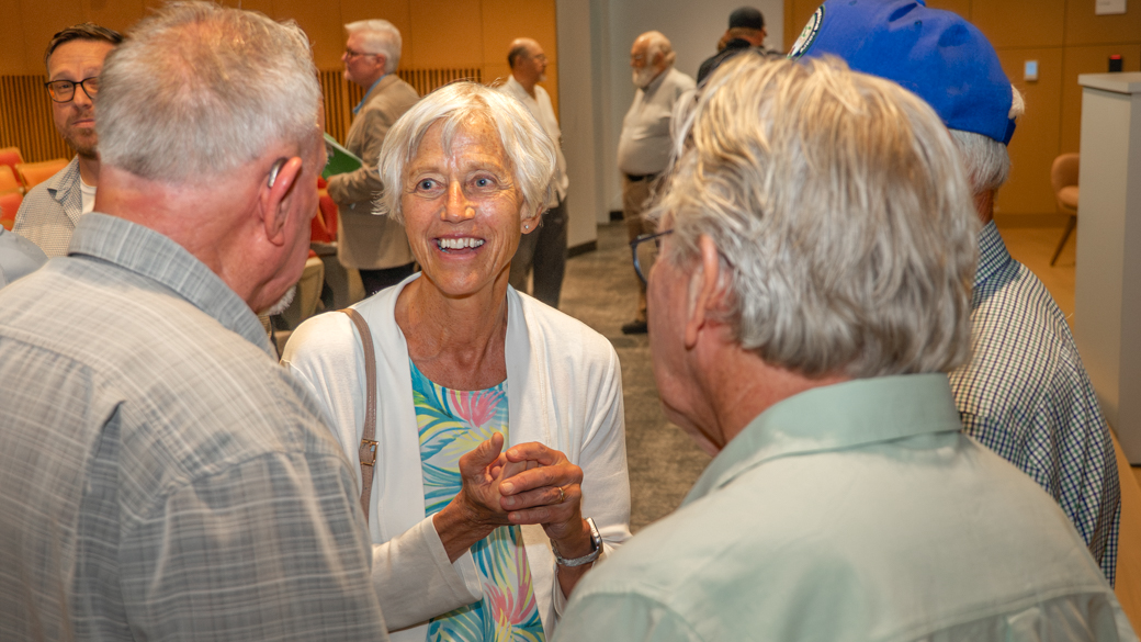 Alums reconnect at CCC's Golden Anniversary Celebration.