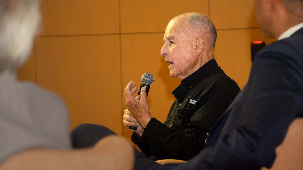 Governor Jerry Brown speaks at the CCC Golden Anniversary Event.